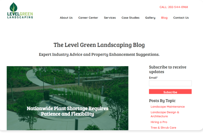 Landscaping Content